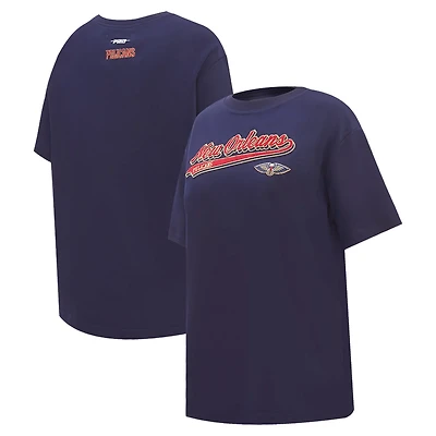 Pro Standard New Orleans Pelicans Script Boyfriend T-Shirt