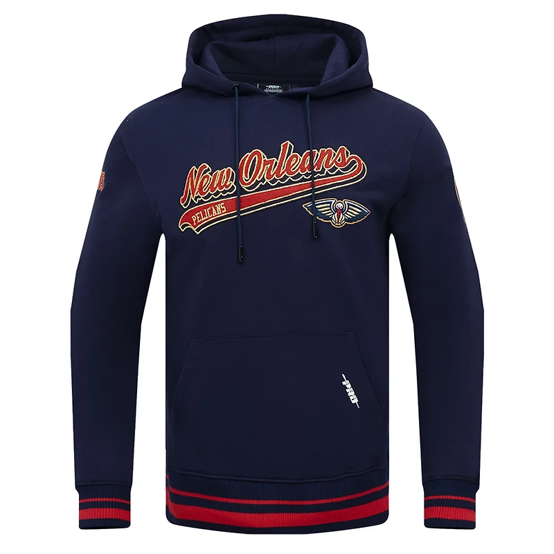 Pro Standard New Orleans Pelicans Script Tail Pullover Hoodie
