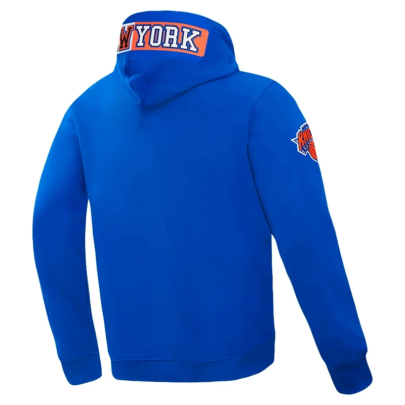 Pro Standard New York Knicks Split Logo Pullover Hoodie