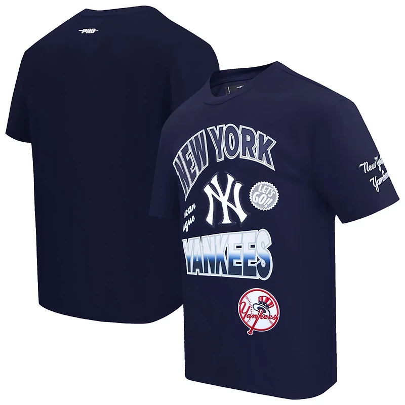 Pro Standard New York Yankees Turn It Up Dropped Shoulder T-Shirt