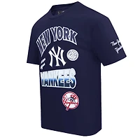 Pro Standard New York Yankees Turn It Up Dropped Shoulder T-Shirt