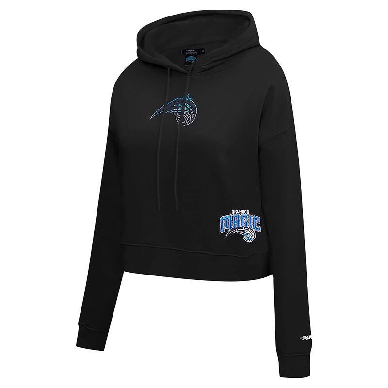 Pro Standard Orlando Magic Jewels Cropped Pullover Hoodie