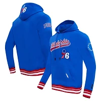 Pro Standard Philadelphia 76ers Script Tail Pullover Hoodie