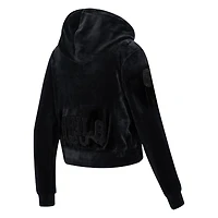 Pro Standard Philadelphia 76ers Triple Velour Full-Zip Hoodie