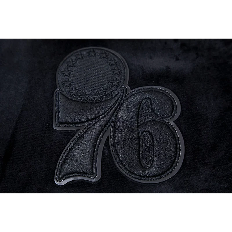 Pro Standard Philadelphia 76ers Triple Velour Full-Zip Hoodie