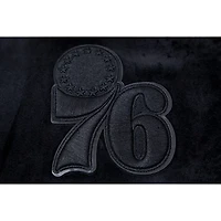 Pro Standard Philadelphia 76ers Triple Velour Full-Zip Hoodie