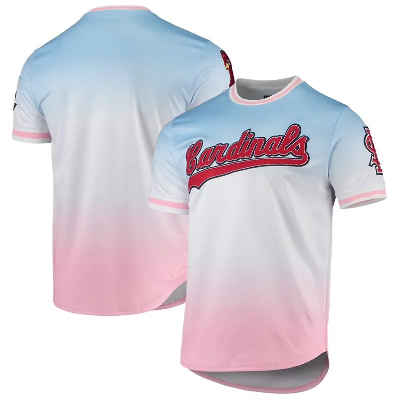 Pro Standard Pink St Louis Cardinals Ombre T-Shirt
