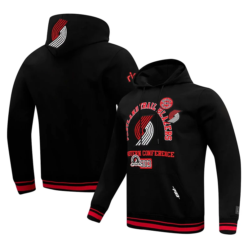 Pro Standard Portland Trail Blazers Area Code Pullover Hoodie