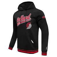 Pro Standard Portland Trail Blazers Script Tail Pullover Hoodie