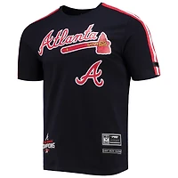 Pro Standard Red Atlanta Braves Taping T-Shirt