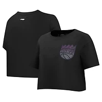 Pro Standard Sacramento Kings Jewels Boxy Cropped T-Shirt