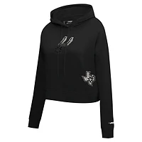 Pro Standard San Antonio Spurs Jewels Cropped Pullover Hoodie