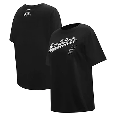 Pro Standard San Antonio Spurs Script Boyfriend T-Shirt
