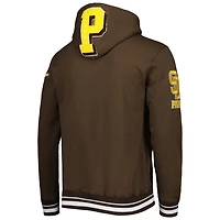 Pro Standard San Diego Padres Mash Up Logo Pullover Hoodie