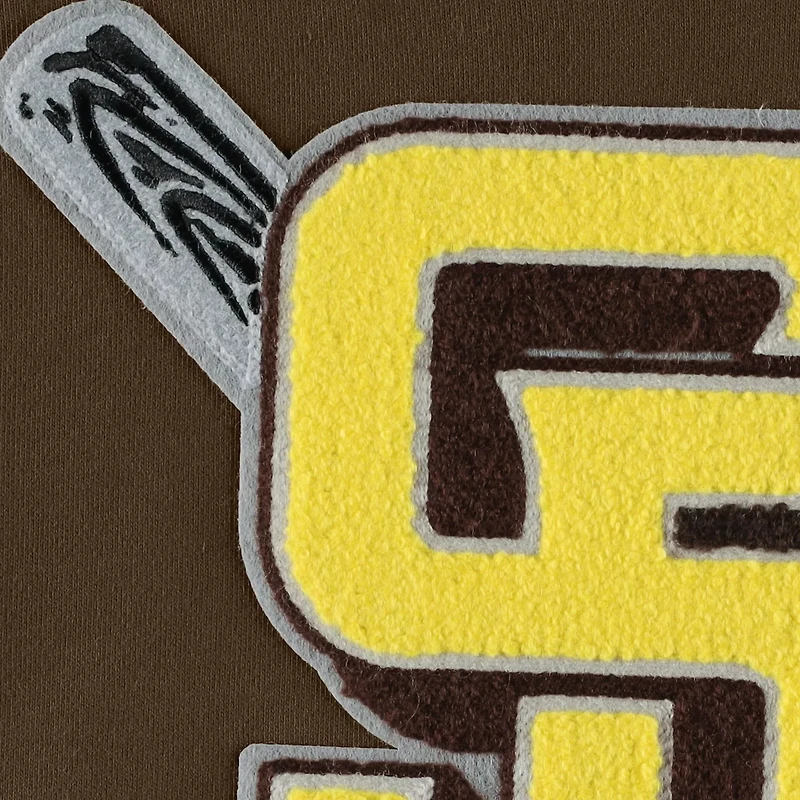 Pro Standard San Diego Padres Mash Up Logo Pullover Hoodie