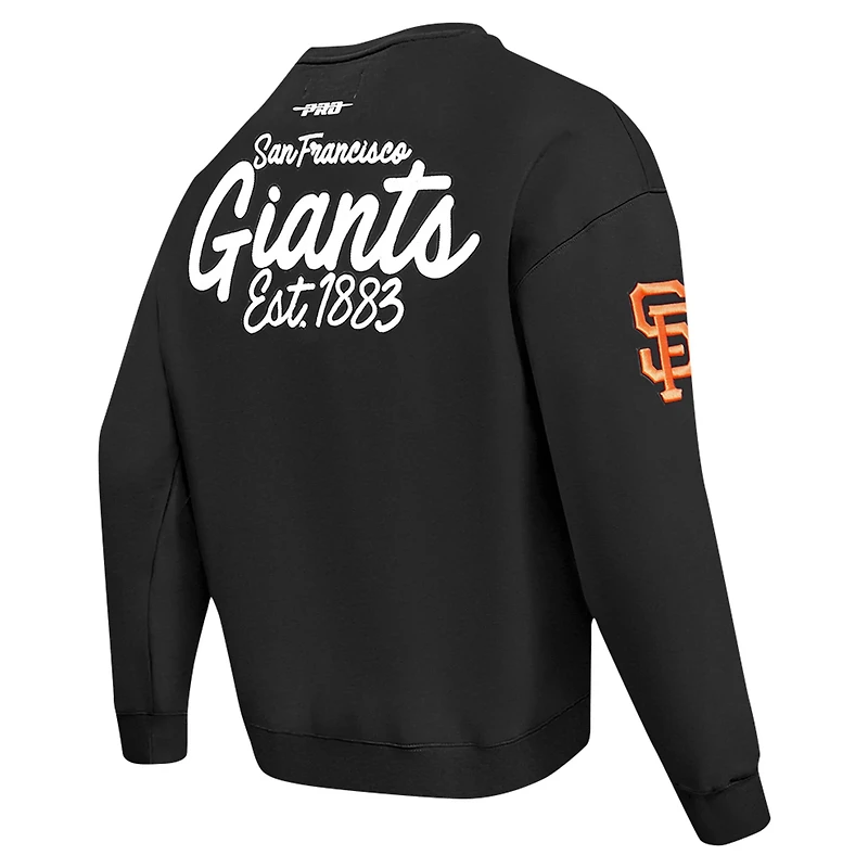Pro Standard San Francisco Giants Paint The City Dropped Shoulder Pullover Sweatshirt