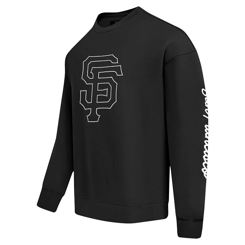 Pro Standard San Francisco Giants Paint The City Dropped Shoulder Pullover Sweatshirt