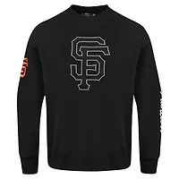 Pro Standard San Francisco Giants Paint The City Dropped Shoulder Pullover Sweatshirt