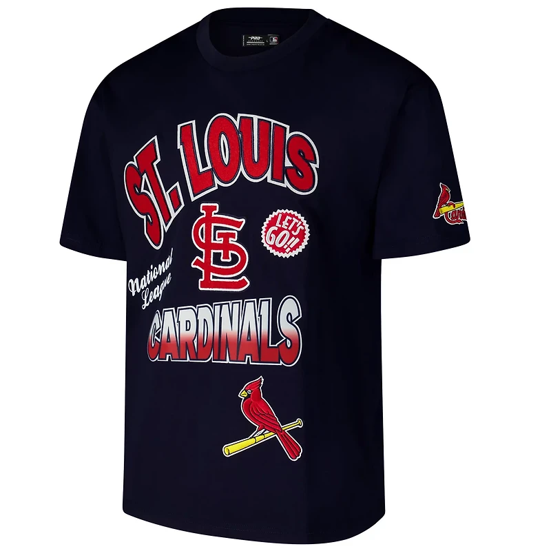 Pro Standard St Louis Cardinals Turn It Up Dropped Shoulder T-Shirt