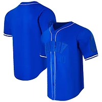 Pro Standard Stephen Curry Golden State Warriors Triple Tonal Mesh Button-Up Top