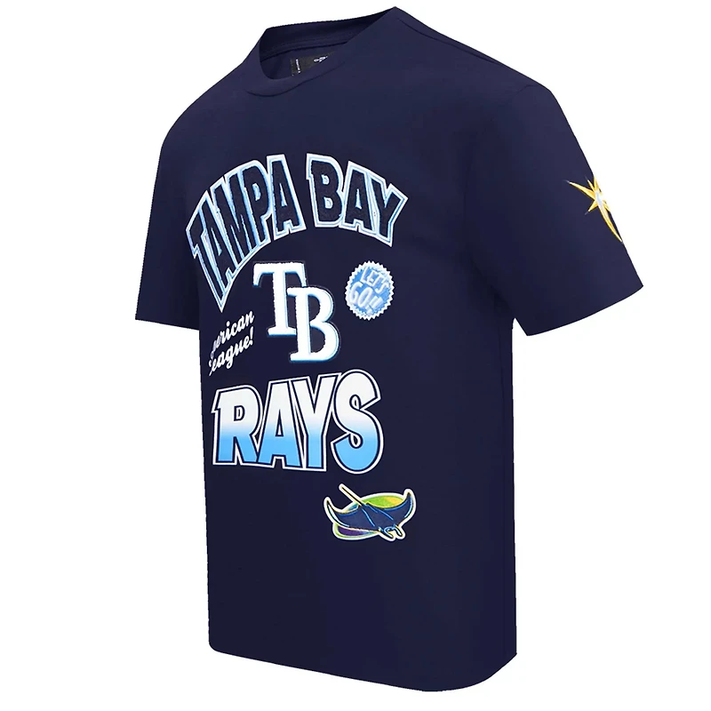Pro Standard Tampa Bay Rays Turn It Up Dropped Shoulder T-Shirt