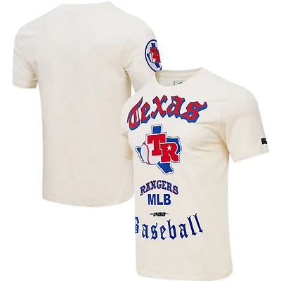 Pro Standard Texas Rangers Cooperstown Collection Old English T-Shirt