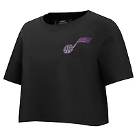 Pro Standard Utah Jazz Jewels Boxy Cropped T-Shirt