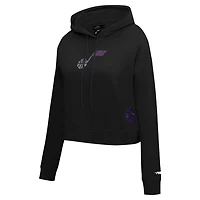 Pro Standard Utah Jazz Jewels Cropped Pullover Hoodie