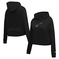 Pro Standard Utah Jazz Jewels Cropped Pullover Hoodie