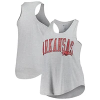 Profile Arkansas Razorbacks Arch Logo Racerback Scoop Neck Tank Top