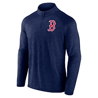Profile Boston Red Sox Big  Tall Raglan Quarter-Zip Top