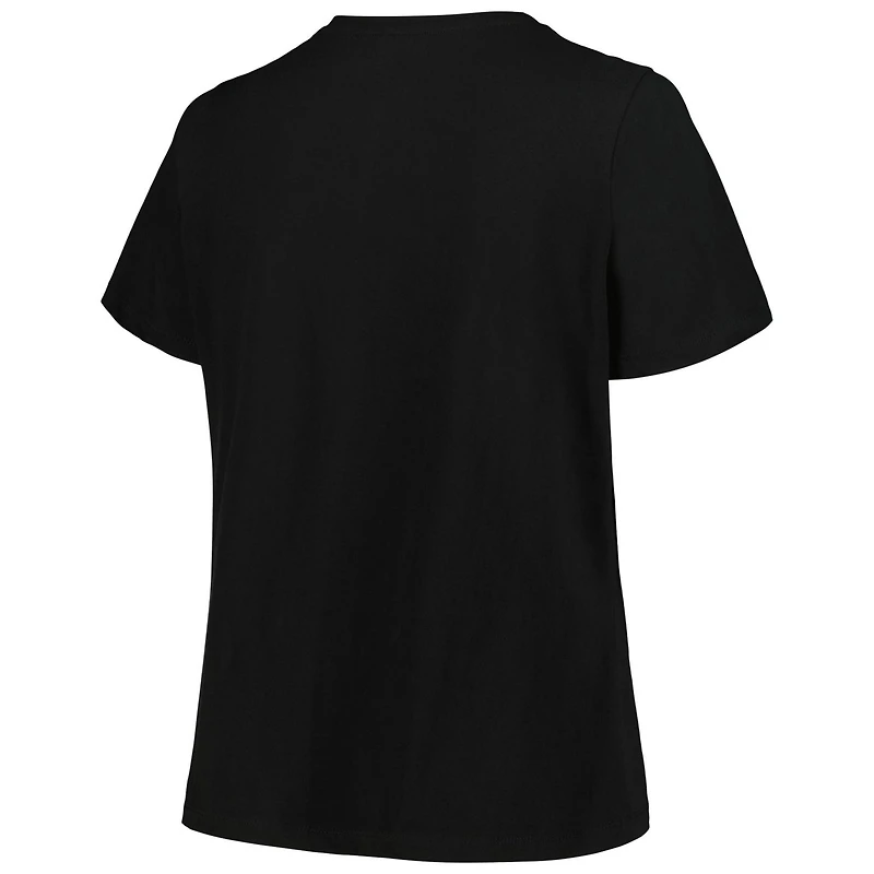 Profile Chicago Bulls Plus Arch Over Logo V-Neck T-Shirt
