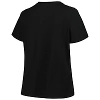 Profile Chicago Bulls Plus Arch Over Logo V-Neck T-Shirt