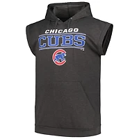 Profile Chicago Cubs Big  Tall Muscle Sleeveless Pullover Hoodie