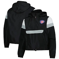 Profile Chicago Cubs Quarter-Zip Anorak Hooded Jacket