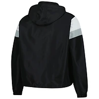 Profile Chicago Cubs Quarter-Zip Anorak Hooded Jacket