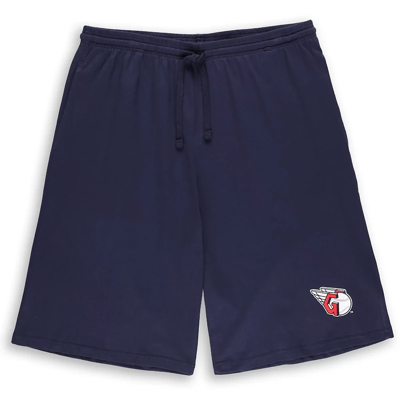 Profile Cleveland Guardians Big  Tall T-Shirt Shorts Combo Set