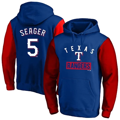 Profile Corey Seager Texas Rangers Big  Tall Name Number Fleece Pullover Hoodie