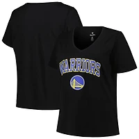 Profile Golden State Warriors Plus Arch Over Logo V-Neck T-Shirt