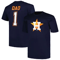 Profile Houston Astros Big  Tall 1 Dad T-Shirt