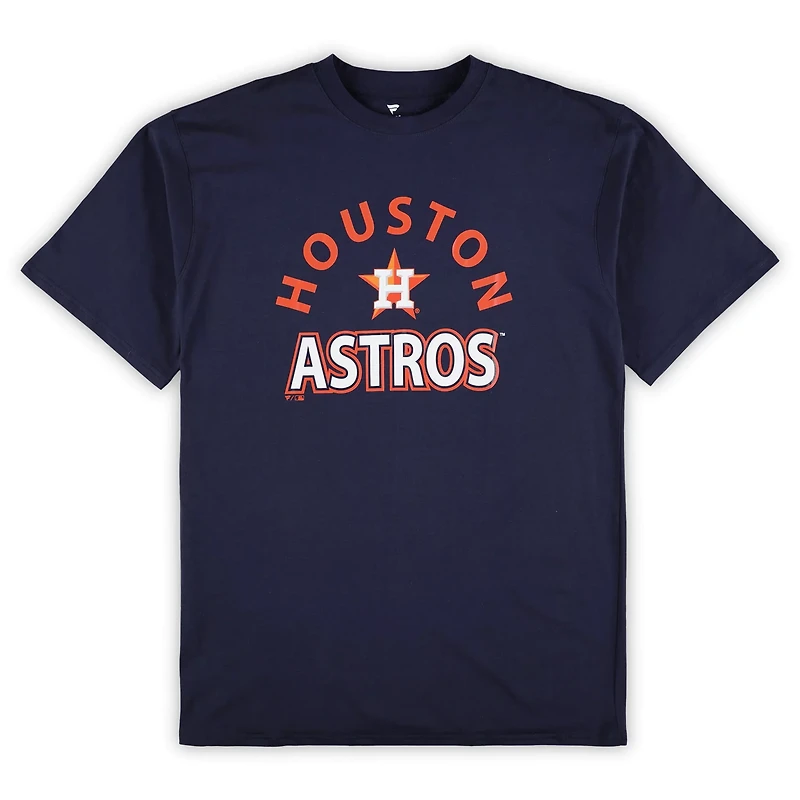 Profile Houston Astros Big  Tall T-Shirt Shorts Combo Set