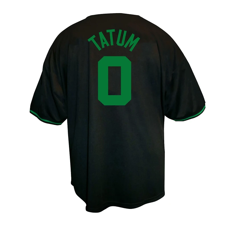 Profile Jayson Tatum Boston Celtics Big  Tall Name Number Button-Up Jersey