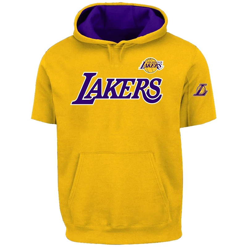 Profile LeBron James Los Angeles Lakers Big Tall Pullover Short Sleeve Hoodie
