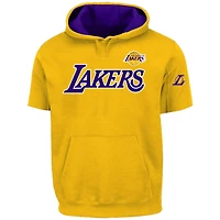 Profile LeBron James Los Angeles Lakers Big  Tall Pullover Short Sleeve Hoodie