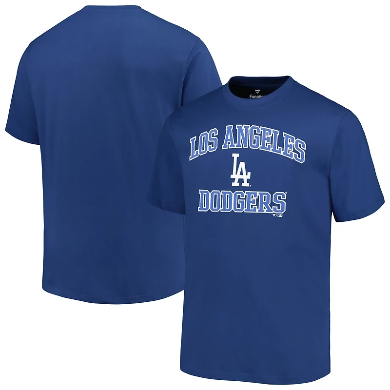 Profile Los Angeles Dodgers Big  Tall Heart Soul T-Shirt