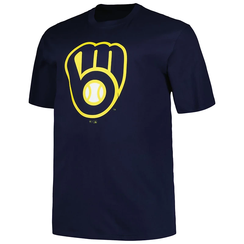 Profile Milwaukee Brewers Big  Tall 1 Dad T-Shirt