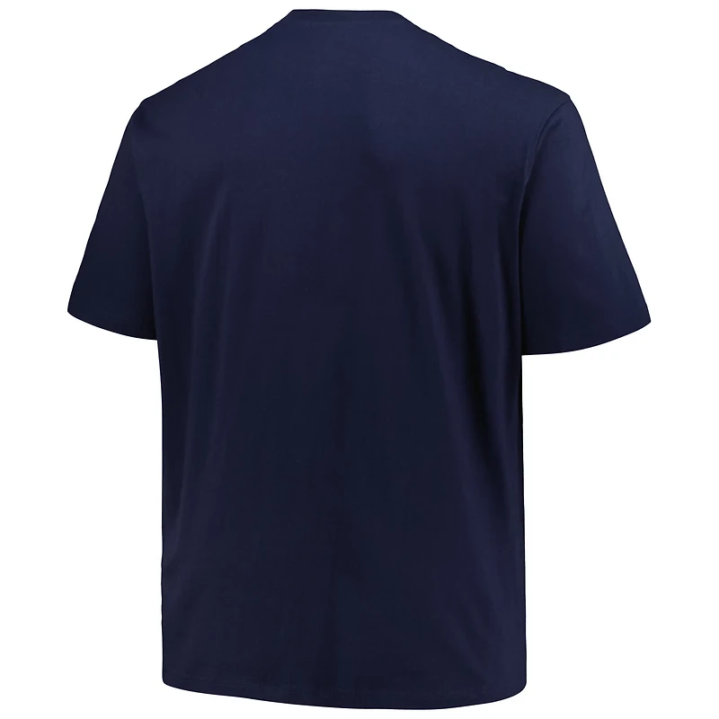 Profile Milwaukee Brewers Big  Tall Heart Soul T-Shirt
