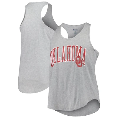 Profile Oklahoma Sooners Arch Logo Racerback Scoop Neck Tank Top