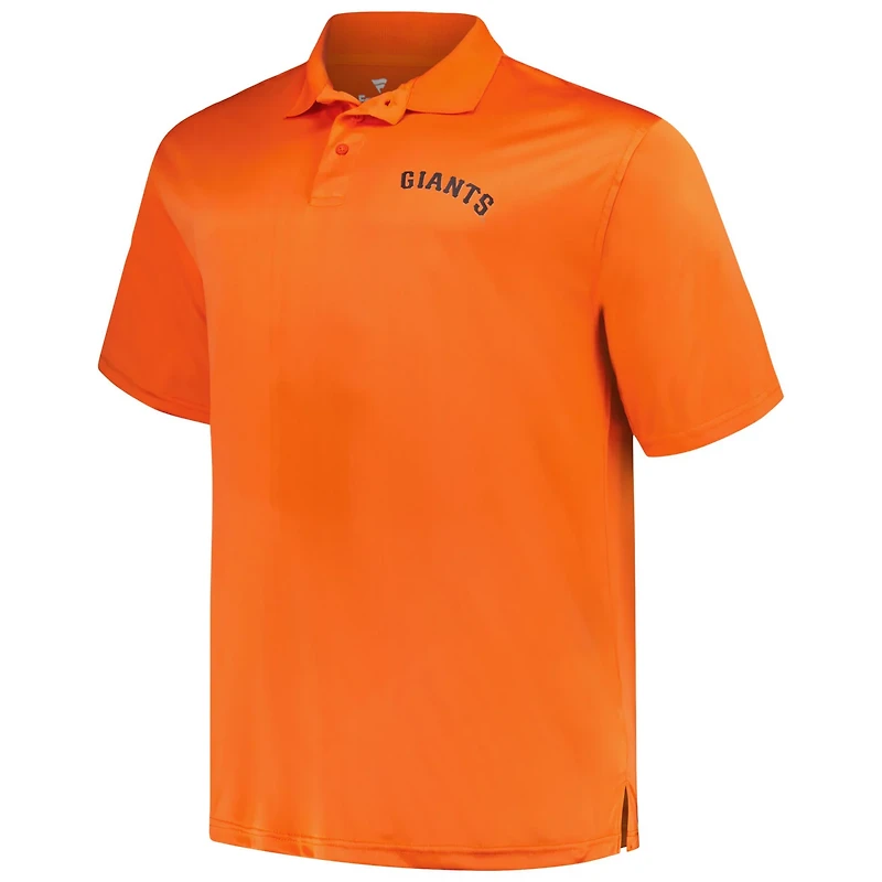 Profile Orange San Francisco Giants Big Tall Two-Pack Solid Polo Set