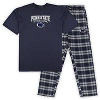 Profile Penn State Nittany Lions Big  Tall 2-Pack T-Shirt  Flannel Pants Set